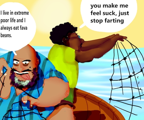 Cartoon: THE FISHING JOURNEY (medium) by sal tagged cartoon