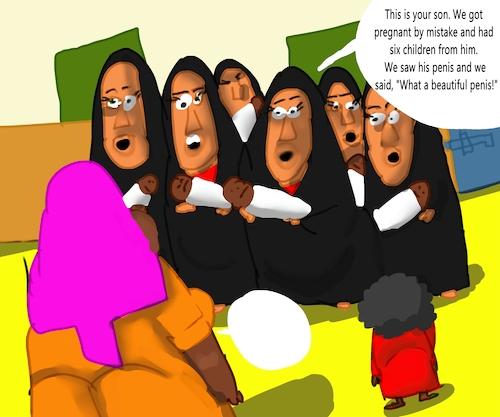 Cartoon: THE NAUGHTY BOY PART2 (medium) by sal tagged cartoon