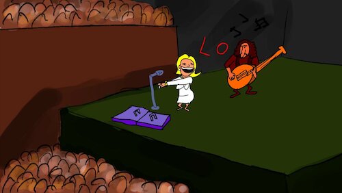 Cartoon: THE SONG PARTY (medium) by sal tagged cartoon,animatic