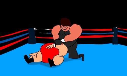 Cartoon: UNDERTAKER ANIMATIC (medium) by sal tagged cartoon,undertaker,wrestling