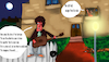 Cartoon: bob dylan singing at night (small) by sal tagged cartoon