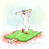 Cartoon: Sportswashing (small) by Grethen tagged saudi,arabia,sport,golf,football,sportswashing