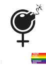 Cartoon: Frauenpower (small) by Büro für gehobenen Unfug tagged frauenpower,gleichberechtigung,gleichstellung,grundrechte,grundgesetz,mensch,plakat,sozial
