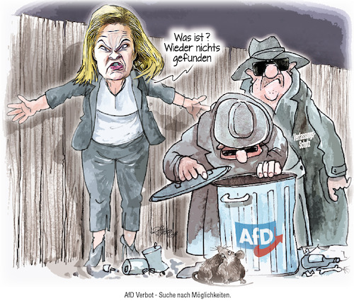 Cartoon: AFD Verbot (medium) by Ritter-Cartoons tagged afd,verbot