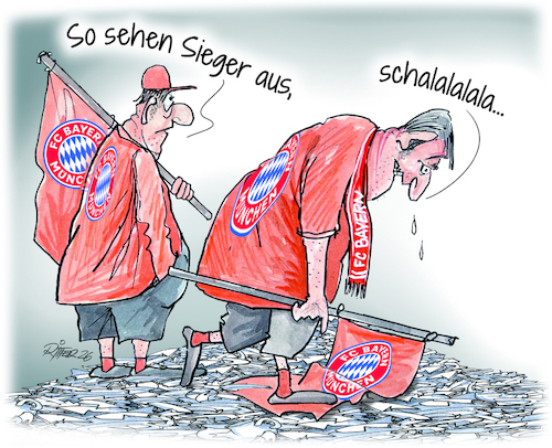 Cartoon: FC Bayern (medium) by Ritter-Cartoons tagged fc,bayern,fussball,pressekarikaturen,und,cartoons,von,berthold,ritter,facebook,seite,ritterkarikaturen,fc,bayern,fussball,pressekarikaturen,und,cartoons,von,berthold,ritter,facebook,seite,ritterkarikaturen