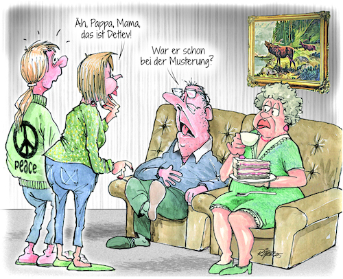 Cartoon: Kriegsdienstverweigerer (medium) by Ritter-Cartoons tagged kriegsdienstverweigerer,berthold,ritter,cartoons,pressekarikatur,karikaturen,pressezeichnung,kriegsdienstverweigerer,berthold,ritter,cartoons,pressekarikatur,karikaturen,pressezeichnung