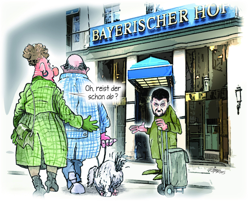 Cartoon: Münchner Sicherheitskonferenz (medium) by Ritter-Cartoons tagged präsident,wolodymyr,münchner,sicherheitskonferenz,selenskyj,präsident,wolodymyr,münchner,sicherheitskonferenz,selenskyj