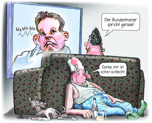 Cartoon: Nagelsmann bla bla (medium) by Ritter-Cartoons tagged herren,nationalmannschaft,nagelsmann,bla,herren,nationalmannschaft,nagelsmann