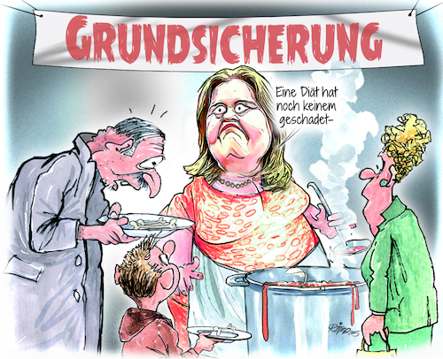 Cartoon: SPD Diätküche (medium) by Ritter-Cartoons tagged grundsicherung,berthold,ritter,cartoons,pressekarikatur,karikaturen,pressezeichnung,grundsicherung,berthold,ritter,cartoons,pressekarikatur,karikaturen,pressezeichnung