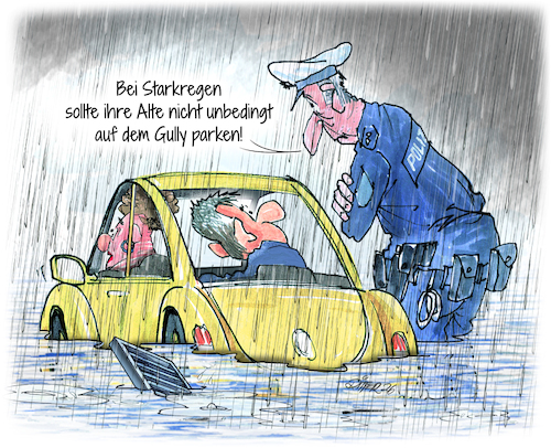 Cartoon: Starkregen (medium) by Ritter-Cartoons tagged wetter,klimawandel,unwetter,pressekarikaturen,und,cartoons,von,berthold,ritter,facebook,seite,ritterkarikaturen,wetter,klimawandel,unwetter,pressekarikaturen,und,cartoons,von,berthold,ritter,facebook,seite,ritterkarikaturen