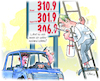 Cartoon: Benzinpreise (small) by Ritter-Cartoons tagged ölpreise,benzinpreise,tankstellen,autofahrer,nahostkrieg,presse,karikaturen,von,berthold,ritter,cartoons