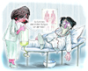 Cartoon: Dauerpatient Lauterbach (small) by Ritter-Cartoons tagged karl,lauterbach,gesundheitssystem