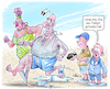 Cartoon: Explosives (small) by Ritter-Cartoons tagged strandgut,rheinpegel,kinder,opa,pressekarikaturen,und,cartoons,von,berthold,ritter,auch,bei,facebook,unter,ritterkarikaturen