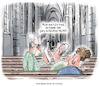 Cartoon: Schlechtes WLan (small) by Ritter-Cartoons tagged kein,empfang,hinter,dicken,mauern