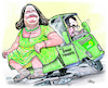 Cartoon: Schwertransport (small) by Ritter-Cartoons tagged schwertransport