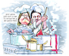 Cartoon: SPD Spitzenköche (small) by Ritter-Cartoons tagged wahldesaster,spd,bärbel,bas,und,lars,kling,presse,karikaturen,von,berthold,ritter,cartoons,ritterbeil