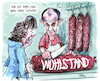 Cartoon: Wohlstand (small) by Ritter-Cartoons tagged wohlstand,konjunktur,salamitaktik,metzgerei,merz,aufschwung