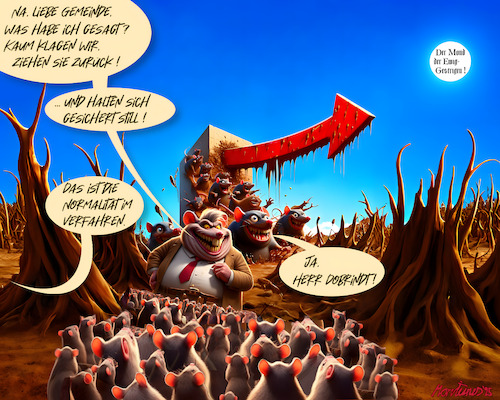 Cartoon: Der Mond der Ewig-Gestrigen! (medium) by MorituruS tagged afd,einstufung,bundesamt,für,verfassungsschutz,gesichert,rechtsextremistisch,hochstufung,ausgesetzt,behorde,bundesrepublik,verdachtsfall,maximale,eskalationsstufe,stillhaltezusage,geklagt,eilantrag,dobrindt,normalität,cartoon,karikatur,moriturus,der