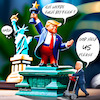 Cartoon: And the winner is . . . (small) by MorituruS tagged tv,duell,usa,joe,biden,kritik,kandidatur,erste,debatte,schlechtes,abschneiden,katastrophe,donald,trump,panik,gefahr,demokratie,unwahrheiten,cartoon,karikatur,moriturus