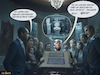 Cartoon: Ehrenplatz für Geburtsurkunde! (small) by MorituruS tagged friedrich,merz,cdu,bundeskanzler,washington,weißes,haus,oval,office,usa,us,präsident,donald,trump,geburtsurkunde,großvater,barack,obama,hawaii,cartoon,karikatur,moriturus