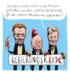 Cartoon: Regierungskrise (small) by Floffiziell tagged scholz,olaf,lindner,christian,habeck,robert,ki,regierung,regierungskrise,ampel,schlumpf