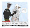 Cartoon: Schöpfungsgate (small) by F L O tagged gott,schöpfung,gate,polizei