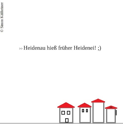 Cartoon: Keine Kirche ... (medium) by Flymon tagged heiden,heidenau,stadt