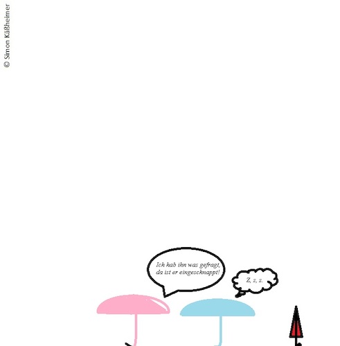 Cartoon: Schirme!! (medium) by Flymon tagged schirme