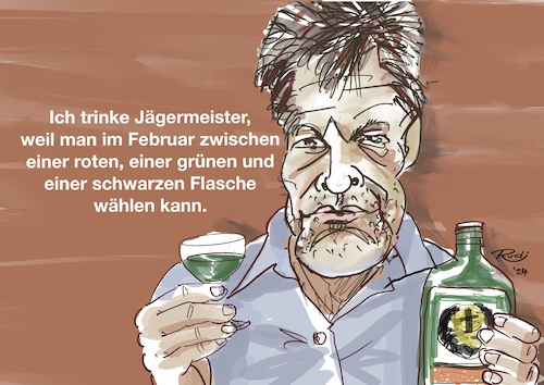 Cartoon: Kanzlerfrage (medium) by Rudissketchbook tagged februar,2025,neuwahlen,bundeskanzler,kandidaten,ampel,gescheitert,krise,wirtschaftskrise,umwelt,energiepolitik,kompromisse,bundesregierung,deutschland