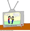 Cartoon: Deutsches Fernsehen... (small) by Sven1978 tagged fernsehen,niveauslosigkeit,sittenverfall,amoral,rundfunk,tv,fernsehkultur,medien,freizeit,gesellschaft
