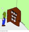 Cartoon: Die Qual der Wahl... (small) by Sven1978 tagged qual,wahl,mann,köpfe,sprichworte,zitate,redewendung,gesellschaft,erosion,verfall,gesundheit