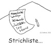Cartoon: Strichliste... (small) by Sven1978 tagged strichliste