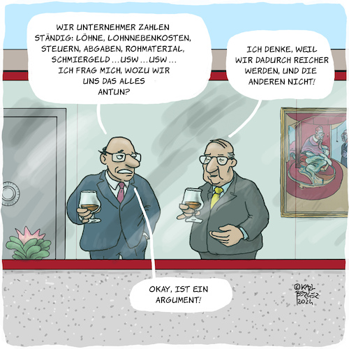 Cartoon: Wozu? (medium) by Karl Berger tagged reiche,kapital,kapitalisten,mehrwert,reiche,kapital,kapitalisten,mehrwert