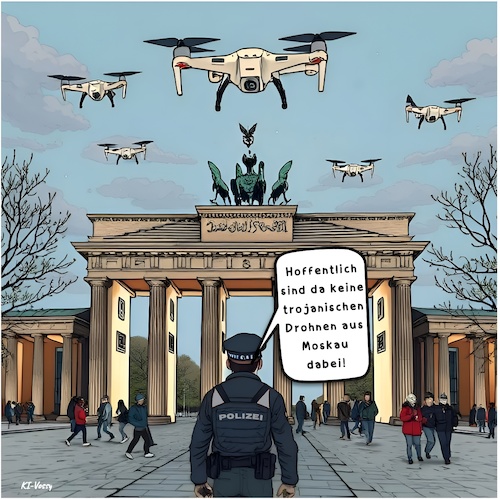 Drohnen statt Böller (medium) Cartoon: Drohnen statt Böller (medium) by A Human tagged berlin,brandenburger,tor,böller,drohne,drohnen,brot,wegner,cdu,spd,zdf,jahreswechsel,silvester,silvestershow,senat,alternative,feuerwerk,silvesterfeuerwerk,drohnenshow,show,himmel,fördermittel,förderung,förderungen,winter,feiern,feier,feierlichkeiten,silvesterfeier,fest,feste,berlin,brandenburger,tor,böller,drohne,drohnen,brot,wegner,cdu,spd,zdf,jahreswechsel,silvester,silvestershow,senat,alternative,feuerwerk,silvesterfeuerwerk,drohnenshow,show,himmel,fördermittel,förderung,förderungen,winter,feiern,feier,feierlichkeiten,silvesterfeier,fest,feste