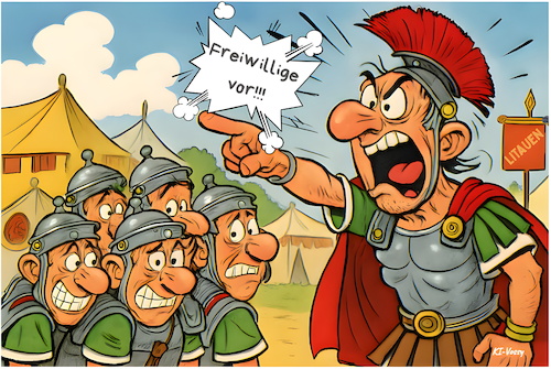 Cartoon: Solldaten (medium) by KI-Vossy tagged rusland,soldaten,litauen,baltikum,bundeswehr,brigade,ausland,verteidigung,stationierung,freiwillige,sold,pistorius,verteidigungsminister,ostflanke,ukraine,europa,eu,krieg,nato,rusland,soldaten,litauen,baltikum,bundeswehr,brigade,ausland,verteidigung,stationierung,freiwillige,sold,pistorius,verteidigungsminister,ostflanke,ukraine,europa,eu,krieg,nato