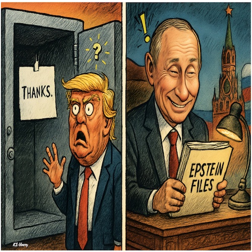 Cartoon: Surprise Show (medium) by KI-Vossy tagged usa,potus,donald,trump,jeffrey,epstein,vladimir,putin,files,us,president,law,offender,multimillionaire,documents,secret,public,republicans,republican,democrat,democrats,washington,akten,freigabe,sexualstraftäter,sexualstraftat,multimillionär,usa,potus,donald,trump,jeffrey,epstein,vladimir,putin,file,resitance,us,president,law,sex,offender,multimillionaire,documents,secret,public,republicans,republican,democrat,democrats,washington,akten,freigabe,sexualstraftäter,straftat,sexualstraftat,multimillionär,geheim