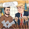 Cartoon: On the warpath (small) by A Human tagged trump,selensky,selenski,zelenskyy,zelensky,ukraine,usa,washington,war,peace,russia,putin,missile,missiles,tomahawk,thomahawks,mobilisation,drone,air,strike,battle,axe,whithouse,oval,office