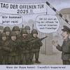 Cartoon: Bedingt abwehrbereit (small) by ArtyFicial tagged bundeswehr,schuldenbremse,personal,soldaten,geld,bedingt,abwehrbereit
