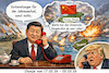 Cartoon: Prosit Neujahr (small) by ArtyFicial tagged china,taiwan,usa,xi,trump,manöver,militärmanöver,militär,neujahr,chinesisches,jahreswechsel,2025,2026