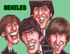 Cartoon: Beatles Caricature (small) by Steve Nyman tagged beatles,caricature