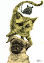 Cartoon: Amigos (small) by Mongo tagged amistad
