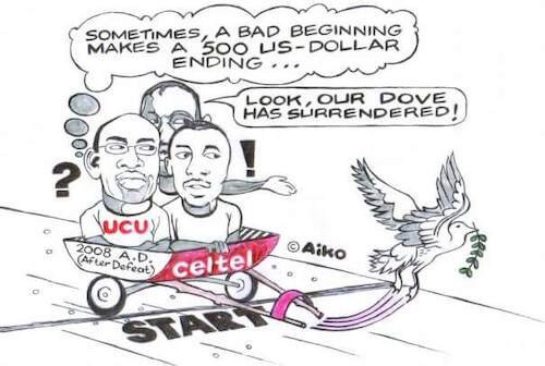 Cartoon: 2008 Celtel University Quiz (medium) by Aiko tagged quiz,ucu