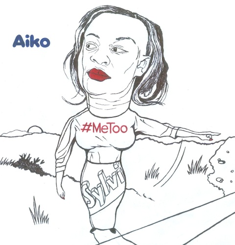 Cartoon: MP Sylvia versus Brian Isiko (medium) by Aiko tagged love,crime,assault