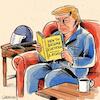 Cartoon: How to Become a Dictator By  Ba (small) by Ahmad Qaddura tagged trump