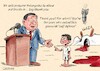 Cartoon: No thank you (small) by Ahmad Qaddura tagged gaza,genocide