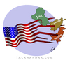 Cartoon: U.S. Human Rights (small) by abbas goodarzi tagged human,rights,american,flag,afghanistan,iraq,pakistan,war,violence,america,middle,east,influx,attack,stars,color,abbas,goodarzi,iran,bush,obama