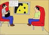 Cartoon: Verfahren... (small) by Spacko tagged bahn,reisen,mond,verfahren,männer,unterwegs