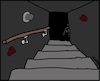 Cartoon: Keller des Grauens... (small) by Honk1978 tagged keller,grauen,monster,geist,angst,dunkelheit,horror,grusel,schauder,unbehagen,furcht,beklemmung,treppe