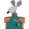 Cartoon: Captain Rat (small) by Xisto Ventura tagged army,general,captain,rat