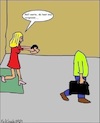 Cartoon: Rolf... (small) by Kritzeltonne tagged rolf,kopflosigkeit,mann,frau,ehe,psychologie,nervosität